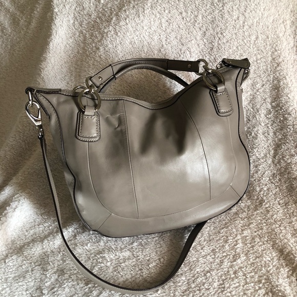 Coach Kristin woven leather round satchel - Picture 3 of 8